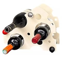 Étagère de rangement moderne pour bouteilles de vin pour salon, table basse, table d'extrémité, étagère à vin, ornements élégants, buffet, décorations d'armoire à vin, support de table