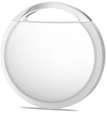 Smart Tag kompatibel mit Apple Wo ist APP(nur iOS), Air Tracker Tag für Koffer, Hund, Brieftasche, Fahrrad, Schlüssel, IP67 (Weiß,1Pack)