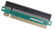 ELFJMZP PCIe 5.0 X16 Extender Riser Card - Ultra Slim 3cm Height, 10cm Length, 4-Layer Gold-Plated PCB, Reinforced Black Slot with Dust Cover, for GPU/Mining/AI Computing Card