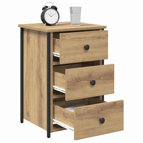 vidaXL Nachttisch 2 STK. Braun 40 x 36 x 60 cm