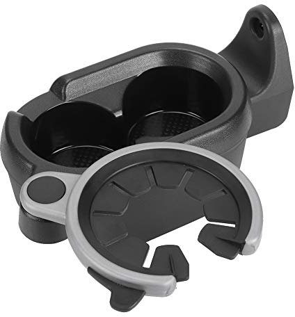 Zenithaur Fortwo Cuphalter, Autozentrum Konsole Getränke Halter Abs Schwarz kompatibel mit 451 ab 04/2007