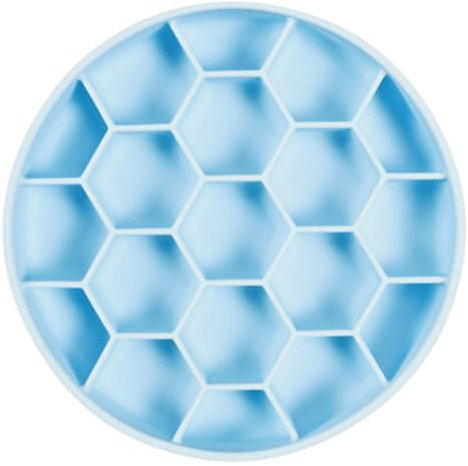 Abaodam Tazón De Comida para Perros Antiasfixia Comedero Lento De Silicona Ventosa Antideslizante Tamaño Mediano para Mascotas Cachorros Casa y Viajes