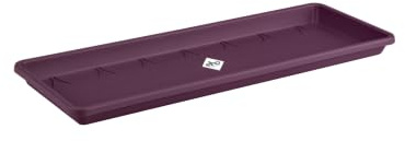 elho Barcelona Balkonkasten Untersetzer 90cm - Ahorn Lila | L 17.1 x B 85.7 x H 2.8 cm | für den Außenbereich