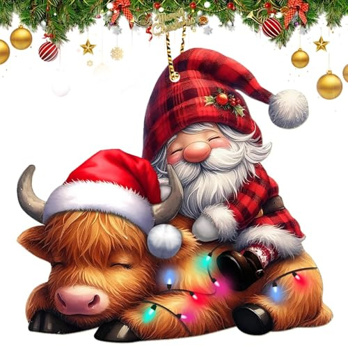 Weihnachtsschmuck, Weihnachtsdekoration Baum, Weihnachtsschmuck Holz, Anhänger Weihnachten, Weihnachten Deko, für Festival Urlaub Geburtstag Party Supplies (B)