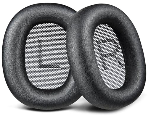 SOULWIT Almohadillas Piel de Cordero Repuesto para Beoplay H100 de Bang & Olufsen (B&O) Auriculares Inalámbricos Premium Cancelación Activa de Ruido, Almohada con Espuma Viscoelástica de Alta Densidad