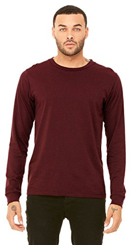 Unisex Jersey Long-Sleeve T-Shirt - HEATHER CARDINAL - L