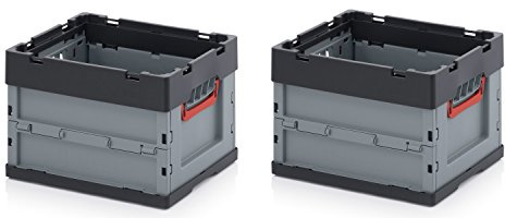 2x Profi-Faltbox 40 x 30 x 27 inkl. gratis Zollstock * 2er Set