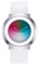 Colour Inspiration, Unisex Armbanduhr Quarz, Serie ONE Gamma M, Lederarmband, rundes 44 mm Edelstahlgehäuse, Armband: weißes Leder Dornschließe, Breite Armband:22 mm