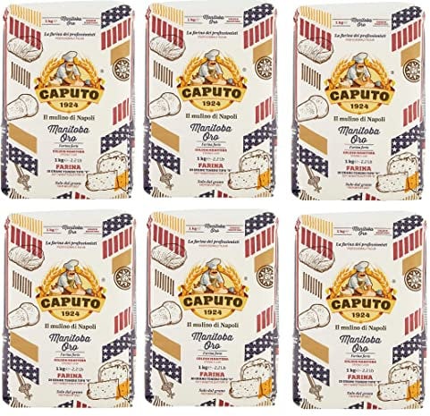 6X Molino Caputo Farina Manitoba Gold Pizza Napoli Pizza 1kg