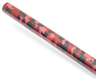 Geschenkpapier in Camouflage-Rot (70 x 100 cm) für Bastelarbeiten, thematische Verpackungen und originelle Dekoration