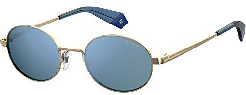 Polaroid Unisex-Erwachsene PLD 6066/S Sonnenbrille, Mehrfarbig (Gold Blue), 51