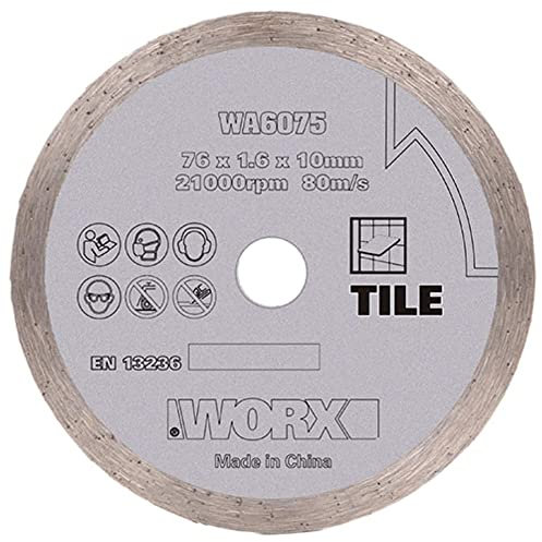 WORX WA6075 76mm Diamond Cutting Blade For WX801 Chopper