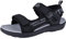 MINBEI Sandales Bout Ouvert Garçon Mode Chaussures Enfant garçon Ete Poids Léger Cool pour Plage Marchant Sport Parc Aquatique Noir Gris Taille 37