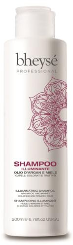 Highlighter-Shampoo für gefärbtes und behandeltes Haar. Bheysè Professional Arganöl und Honig, 200 ml