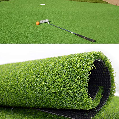 WarmShe Golf Putting Green - Artificial Grass Turf 5FT X 10FT, Indoor/Outdoor Training Mat, Synthetic Fake Grass for Baseball, Football, Gym Sports