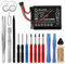 CELLONIC, Navigazione Batteria, Compatibile con Garmin Edge 820, 520, Explore 820, 500, 200 (600mAh, 3.7V) + Set di Attrezzi 17 Pezzi