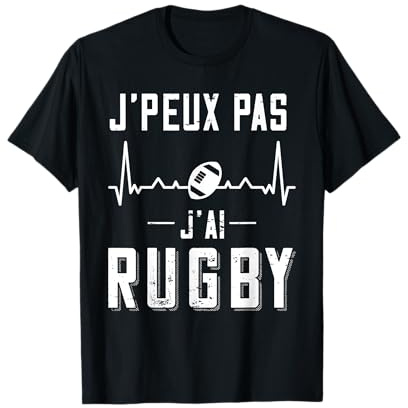 Maillot De Joueur de Rugby Rugbyman J'Peux pas j'ai Rugby T-Shirt