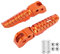 Ladieshow Paire de Repose-Pied de Moto en Alliage d'aluminium Repose-Pied arrière Accessoire de Modification de Moto adapté pour KTM DUKE125/250/300 RC200/390 2014 +(Orange)