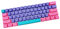 WHYSP 61 PBT Tastenkappen-Set für 60 % mechanische Gaming-Tastaturen, beleuchtbare Tasten im OEM-Profil mit Keycap-Puller, kompatibel mit Cherry MX-Schaltern (Peach)
