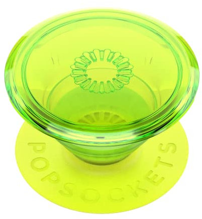 PopSockets Telefongriff mit expandierendem Stände - Neon Glow Blazing Lime