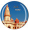 Delhi India Kühlschrankmagnet, Kristall, Tourist, Souvenir, Geschenk-Kollektion, Kühlschrank-Magnet-Aufkleber