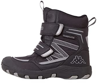 Kappa Unisex Kinder Stiefel Winterschuhe Stylecode 260805K 1116 schwarz, Schuhgröße:33 EU