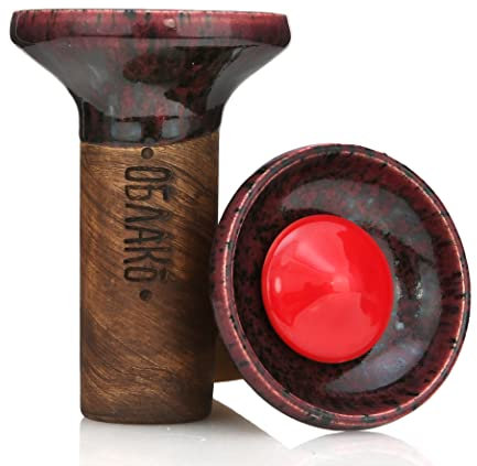 Oblako Flow Foyer à tabac en terre cuite Rouge