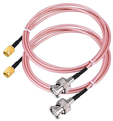 urcianow SMA to BNC Cable 1M RG316 Coax Lead 2PCS