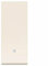 Vimar 30020.C LINEA Interruttore illuminabile, Max 100 W per lampade con alimentatore integrato (IEC 60669-1:2017), canapa