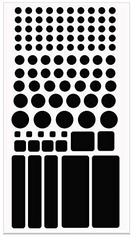 LICQIC Light Blocking Led Covers Stickers, Blackout Stickers for Electronics, Dimming 50% ~ 80% of LED Lights, 1 Sheets Cut Out