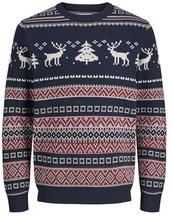 JACK & JONES JORSNOWBALL Knit Crew Neck