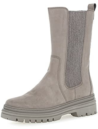 Gabor Damen Chelsea Boots, Frauen Stiefeletten,Wechselfußbett,Best Fitting,uebergangsschuhe,uebergangsstiefel,warm,Fango (fumo),38.5 EU / 5.5 UK