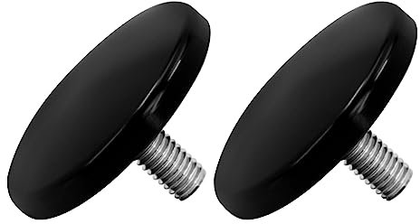 HCmotorku Motorrad CNC Innenverkleidung Spiegel Stecker Spiegel Loch Stecker Schrauben Montage Loch Stecker Fit Für Harley Batwing Street Glide Electra Glide Tri Glide 1996-2016 Schwarz