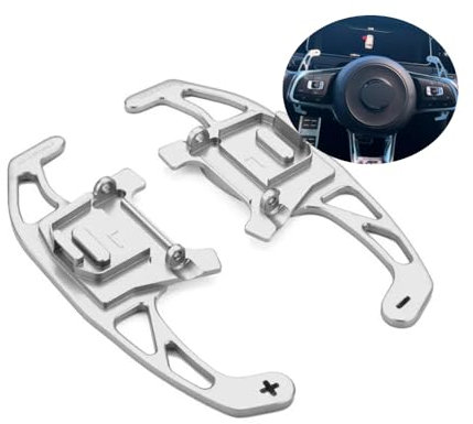 ontto Estensione del bilanciere del cambio del volante, adatto per VW Golf 7 GTI R GTD GTE MK7 Polo GTI Scirocco Tiguan Rline Passat T-ROC metallo Shift Paddle Shifter Estensione decorazione interna