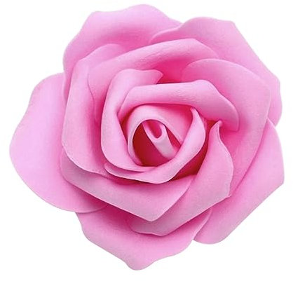 VINTORKY 100 Pièces tête de Fleur de décor Grave Roses en Mousse Roses artificielles Wedding Fleurs artificielles des Roses Rose Artificielle décor de Mariage Rose Les Fleurs Saxophone Pala