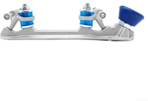 1Pair Roller Skating Plate Aluminum Quad Roller Skate Platesm Wheel Truck Lightweight Quad Roller Skate Plates With Install Tools(for size 36-37 blue)
