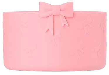 Silicone Boots for stanley Cup 40 OZ,Cute Bow Shape Protector Water Bottle Bottom Sleeve Cover,Anti-Slip No Scratche Bottle Bottom Sleeve Cover,for 40OZ Sports Water Bottle Accessories