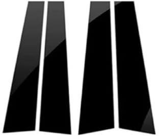 YLWDKORR Auto B Säulen Schutz Aufkleber für F&ord Fiesta 2009-2015 Autotür Fenster Säule B C Säule Post Abdeckung Trim