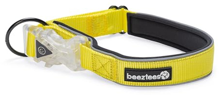 Beeztees Safety Gear Parinca Premium, Hundehalsband, LED, Nylon -