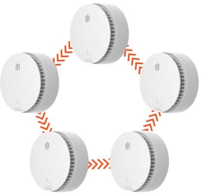FireShield Interlinked Battery Smoke Alarm (5 Pack)