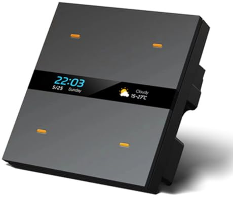 Quystetes Tuya Zigbee Smart Scene Switch Lighting Smart Control Scene Control Switch Panel Smart Socket Smart Switch 485 86 Box A