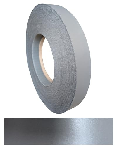 Gedotec Rebord adhésif - 40 mm - Rouleau de 100 m - Anthracite - Rebord thermocollant - Avec colle thermofusible intégrée - Bande de bords pour meubles - Barre en mélamine - Placage en bois - Bande de