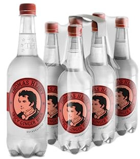 Thomas Henry Spicy Ginger Beer | das schärfste Ginger Beer | Premium-Mixer | für viele Drink-Kombinationen | 6 x 750ml Einweg