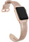 PARMPH Correa de piel auténtica compatible con Apple Watch de 38 mm, 40 mm, 41 mm, brillante, delgada, elegante, correa de cuero compatible con iWatch Series 7, 6, 5, 4, mujeres, oro rosa brillante