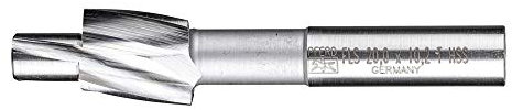 PFERD Avellanador plano HSS con pivotes de guía, diámetro de 20,0 mm, diámetro del vástago de 12,5 mm, DIN 373, 25203120, para agujeros de núcleo roscado