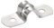 sourcing map 8mm(0.3) Rigid Pipe Strap 2 Holes Tube Straps 201 Stainless Steel Tension Tube Clip Clamp 25pcs