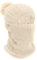 TAGVO Winter Warm Strickmütze&Halswärmer-Sets, Flexible mit Haarball, weiches, dickes Fleece gefüttert, verstellbare Gesichtsmaske für Frauen Outdoor-Sportarten, Wintergeschenk