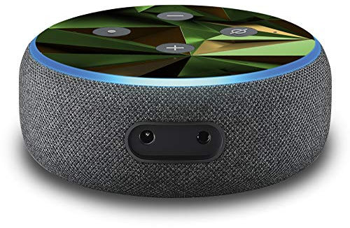 2er Set Folie Cover für intelligenten Smart Speaker Lautsprecher Aufkleber Schutzfolie Skin selbstklebend passgenau Klebefolie für Sprachassistent R137 (Nr. 5 Polygon Camouflage)