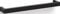 LINEA towel rail, black wall mount