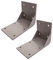 Mendler 2er-Set Deckenadapter für Kassetten-Markise T122 T123, Deckenmontage Halterung Adapter - grau